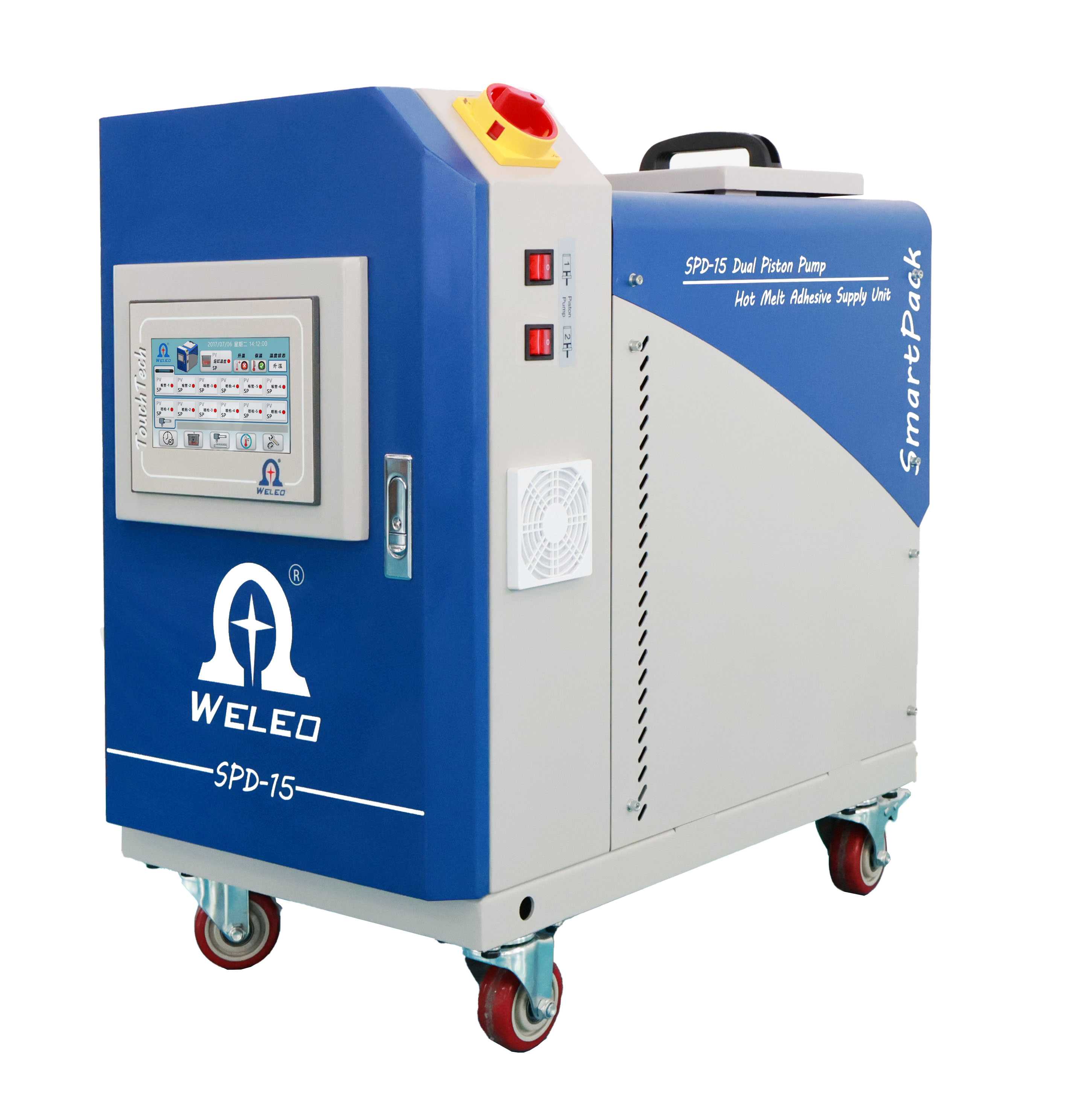 TouchTech Pision Pump Adhesives Melter Series